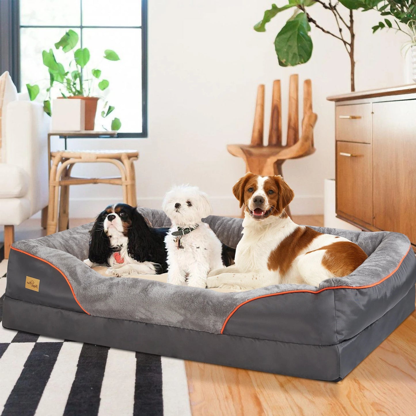 Super Soft Orthopedic Foam Pet Bed with Removable Cover