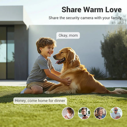 2PC Ease Life APP Wireless 1080P HD Indoor/Outdoor WiFi Security Camera