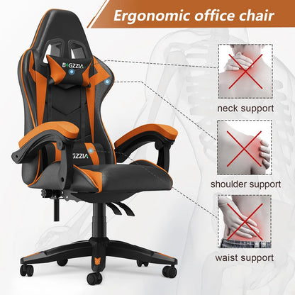 Ergonomic Gaming/Office Chair with Headrest and Lumbar Support