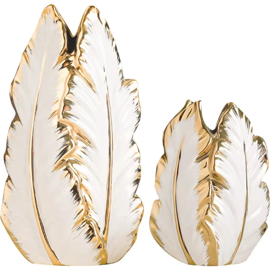 Modern Nordic Style White Ceramic Vases