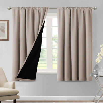 84" Long Thermal Insulated 100% Blackout Curtains