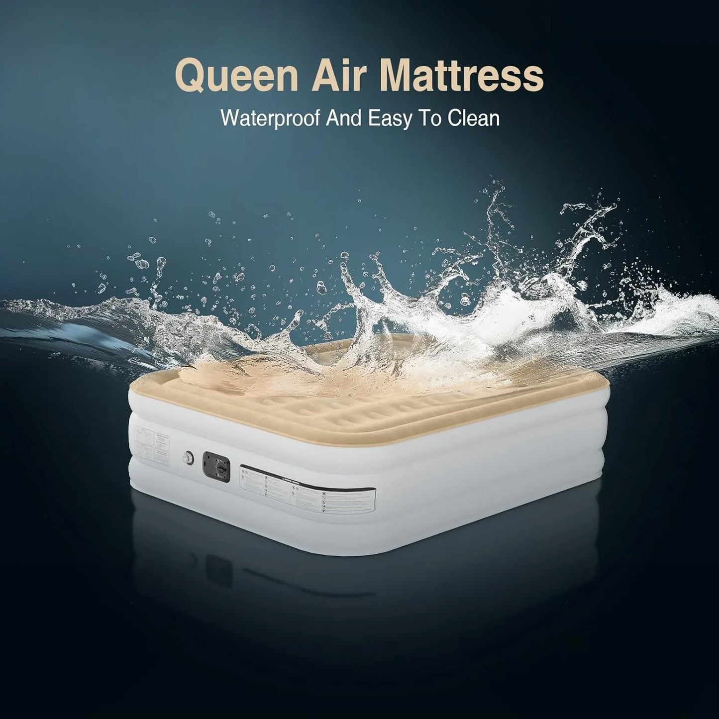 Premium Queen Air Mattress with Built in Pump