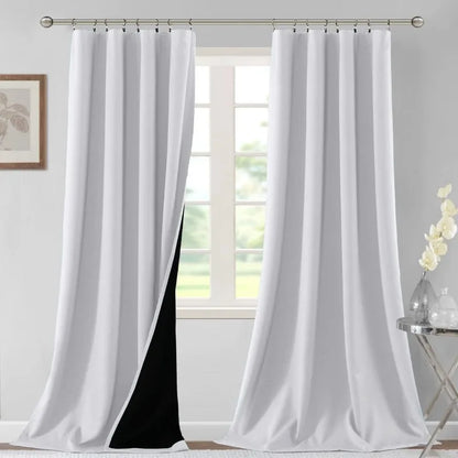 84" Long Thermal Insulated 100% Blackout Curtains