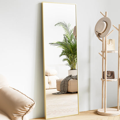 64"x21" Full Body Standing, Hanging or Leaning Mirrors with Stand