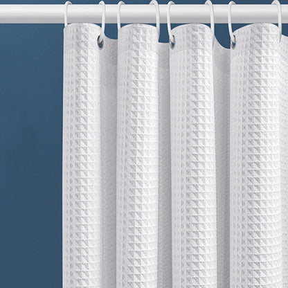 Thickened Waffle Waterproof Bathroom Shower Curtain