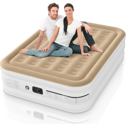 Premium Queen Air Mattress with Built in Pump