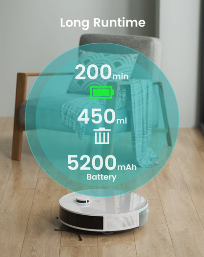 Robot Laser Navigation Vacuum Cleaner with Mop