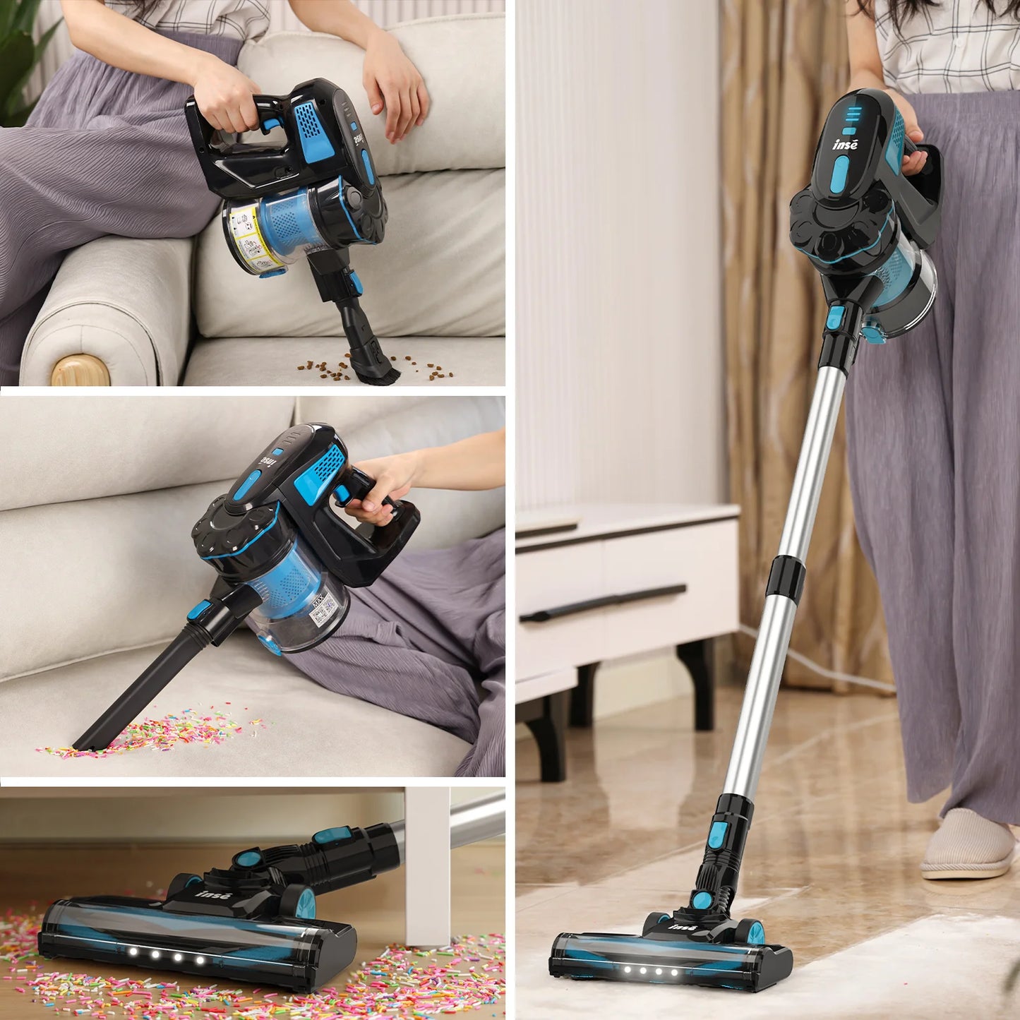 6-in-1 Cordless Stick Vacuum Cleaner