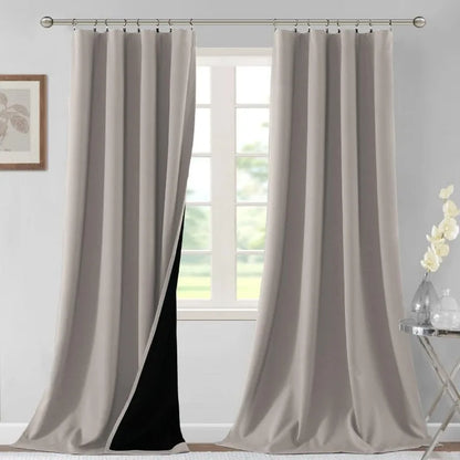 84" Long Thermal Insulated 100% Blackout Curtains