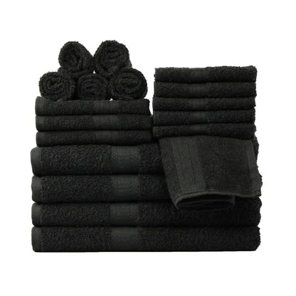 18-Piece 100% Cotton Towel Set