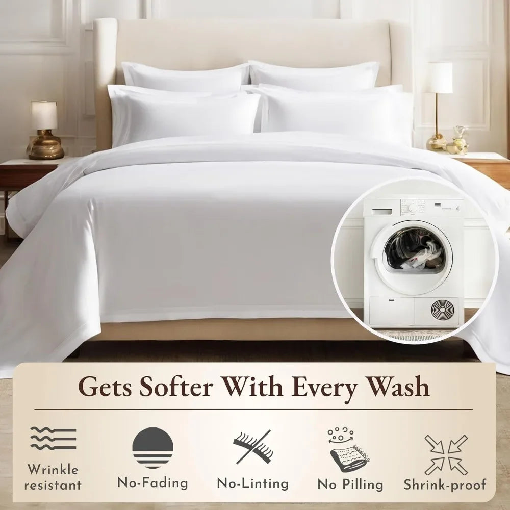 100% Organic Cotton Cooling Sheet Set With Deep Pockets