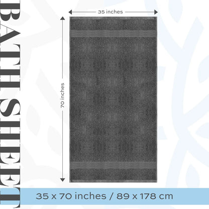 Extra Large Luxury Cotton Bath Towels - 650 GSM