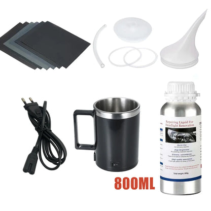 Car Headlight Polishing Kit
