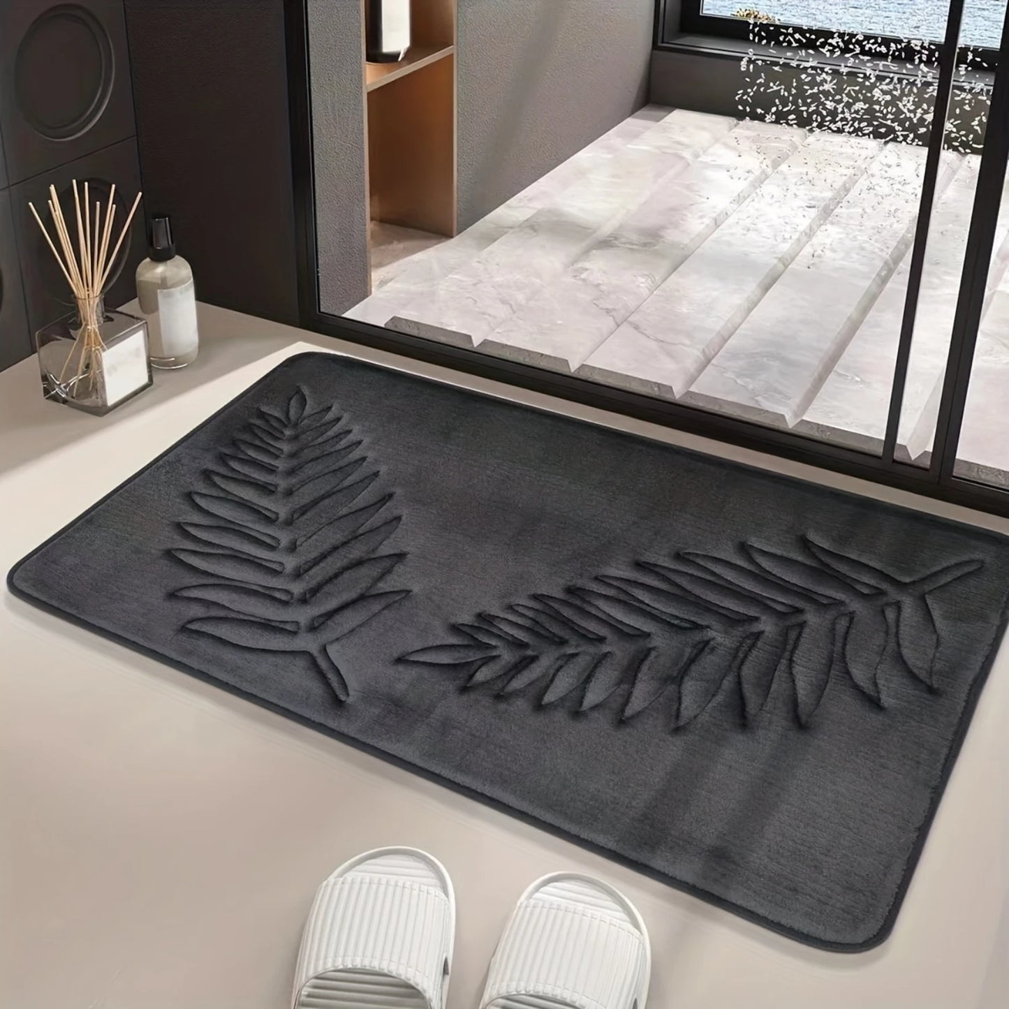 3-Piece Quick-Drying Non-Slip Bathroom Mat Set