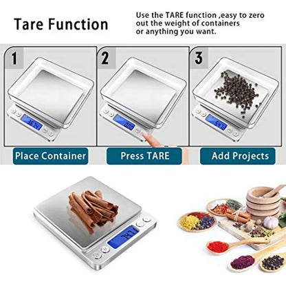 Digital Food Scale - 3000g / 0.1g