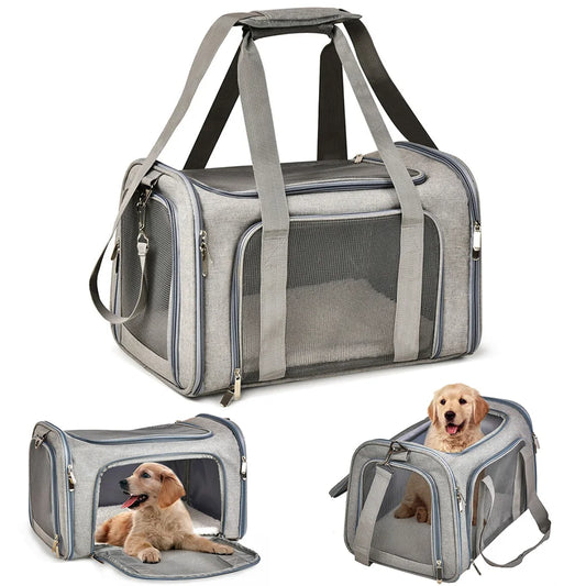 Soft Side Backpack Transport Carrier For Small Pets