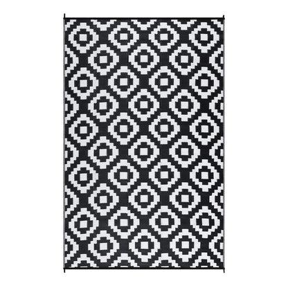 Waterproof, Reversible Outdoor 5x8 Modern Geometric Rug
