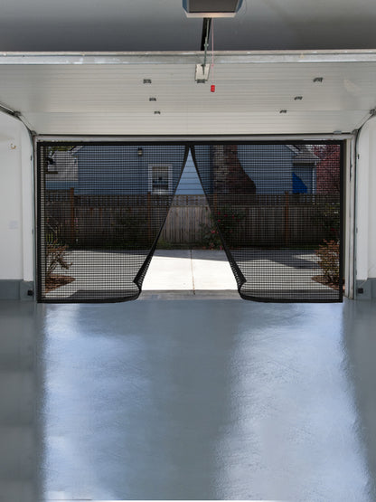 Heavy-Duty Garage Door Retractable Screen 16' x 7'